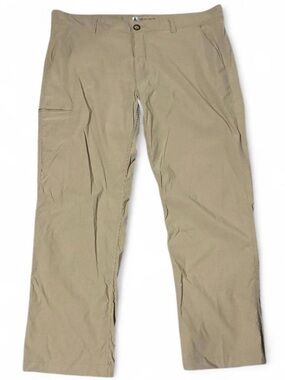 Tan khaki classic fit pants